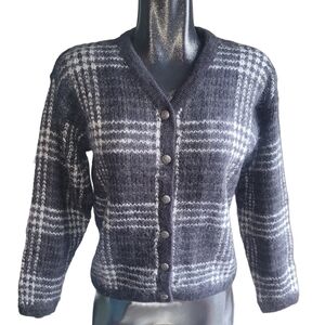 Chelsea Cambell Vintage 90's Mohair Blend Sweater Cardigan M